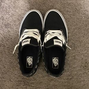 Good condition black and white checkered sides worn 4 times